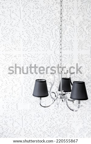 ceiling lamps with royal gothic wall