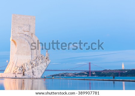Monument to the discoveries Lisbon Portugal