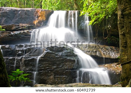 Pangsida Paradise Waterfall East of Thailand