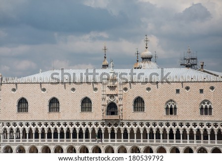 A view of Saint Mark's Basilica from the Grand Canal
