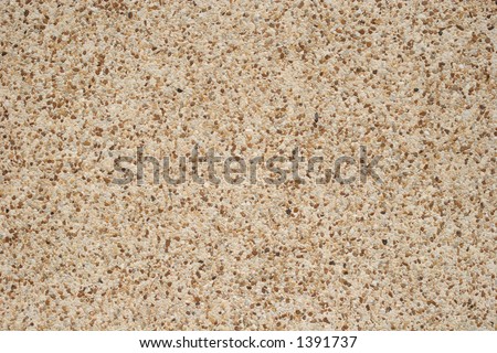 Aggregate concrete wall texture