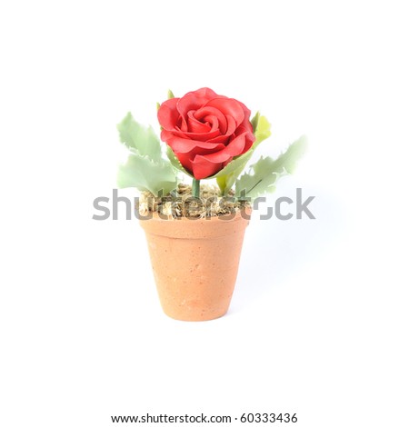 a fake rose
