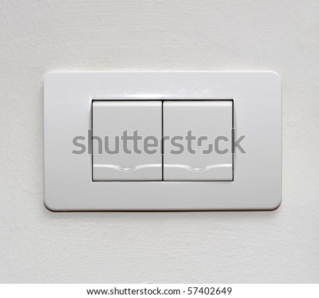 white room light switch