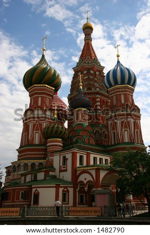 St. Basil\'s Cathedral on the Red Square in Moscow, Russia