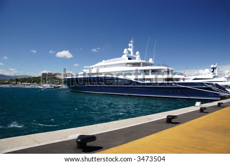 Super Yacht in Antible, France