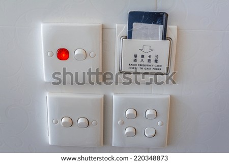 Key Card And Light Switch