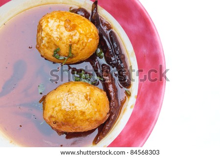 Thai Food, 2 Eggs With Sweet Sauce