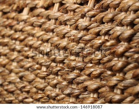 rattan rope furniture texture