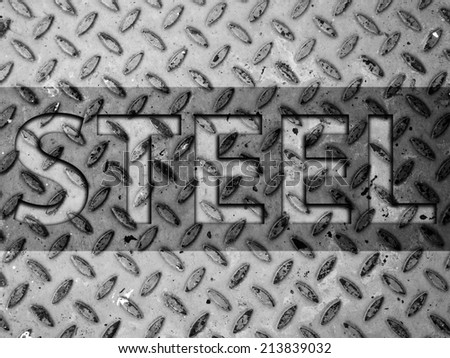 old corrode steel plate, background texture