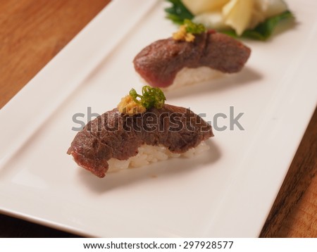 Horse meat with rice