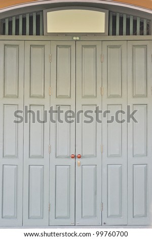 Folding Door thai style, vintage door