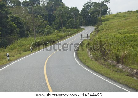 s curve road