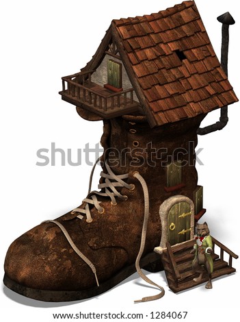 Cartoon Shoe House
