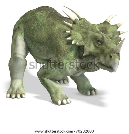 Dinosaurs Styracosaurus