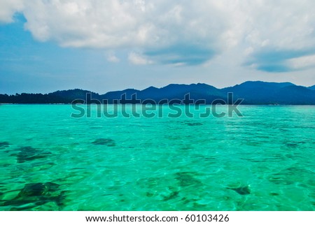 Sea at south of thailand can be used for tourism