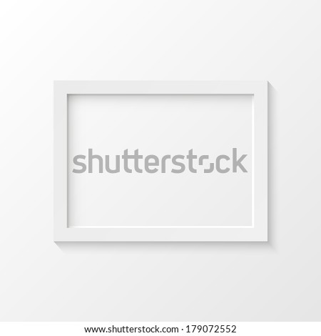 White picture frame vector illustration White picture frame vector illustration