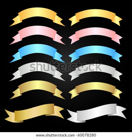ribbon banner clip art. stock vector : ribbon banner
