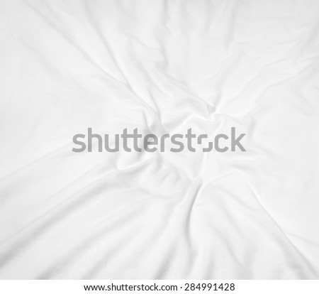 soft white bed sheets background