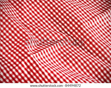 red table cloth background