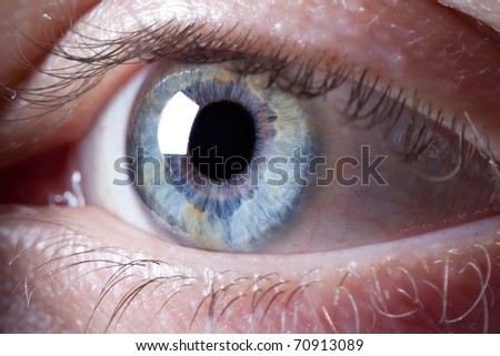 Human Eye Blue