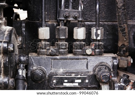 Engine details. Diesel engine. Tractor\'s motor