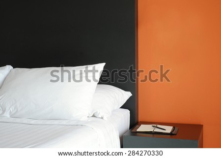 bed room in boutique hotel