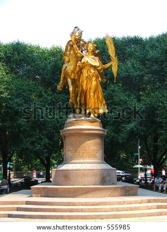 Central Park Statue