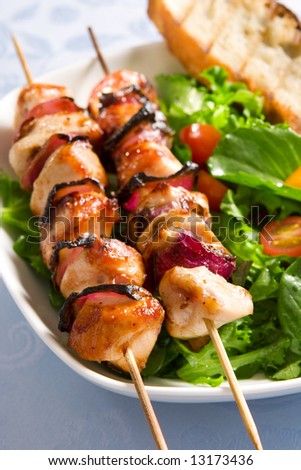 Grilled chicken and salad Grilled chicken and salad