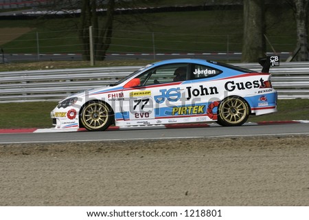 stock photo BTCC Mike Jordan Honda Integra Brands Hatch 2006