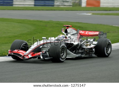 stock photo Juan Pablo Montoya Silverstone McLaren Mercedes 2006