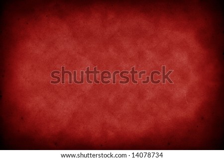 Grunge paper background.  High resolution vintage paper with stains and detailed texture, in red tone