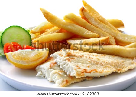 clipart illustration of fish and chips cartoon - acclaim stock