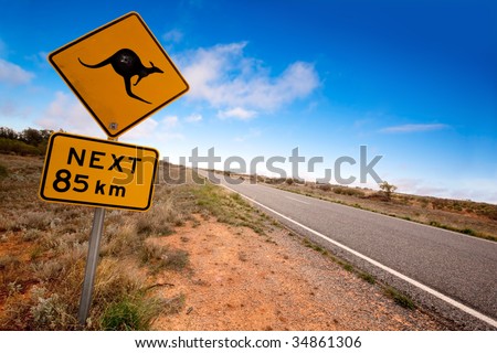 Warning Kangaroo