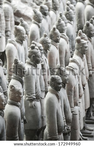 XIAN,CHINA -JUNE 2 :The Terracotta Army or the 