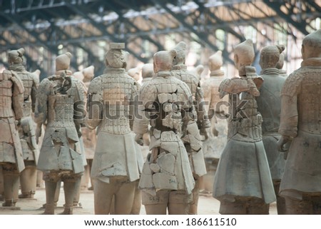 XIAN,CHINA -JUNE 2 :The Terracotta Army or the 