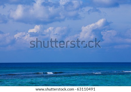 Deep Blue ocean and Deep Blue Sky