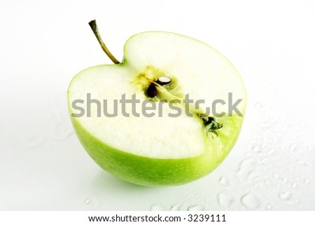 Sliced Green Apple