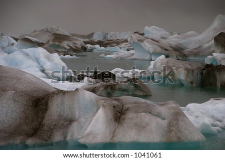 iceberg lake in Iceland