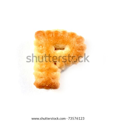 alphabet biscuits