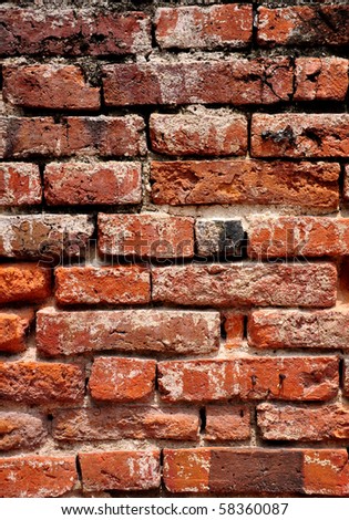 abstract close-up brick wall