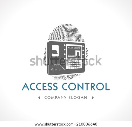Logo Biometric Access Control System Logo Biometric Access Control System