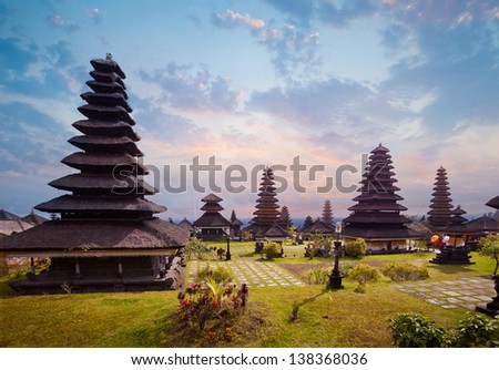 Besakih complex Pura Penataran Agung Bali Indonesia Besakih complex Pura Penataran Agung Bali Indonesia