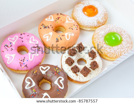 Box full of donut set