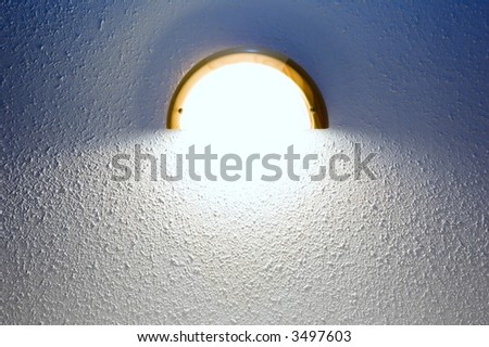 light spot on wall