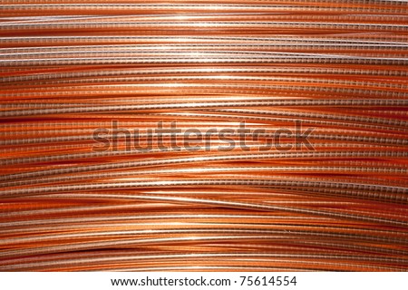 Electric copper wire roll