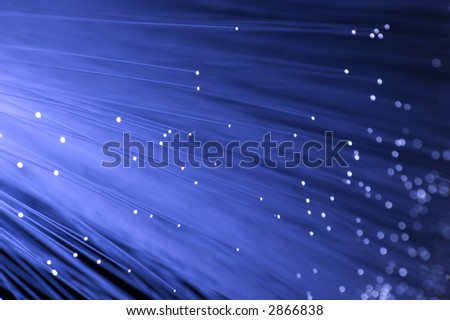 Fibre Optic Ethernet on Fiber Optic A Blue Ethernet Cable Isolated Find Similar Images