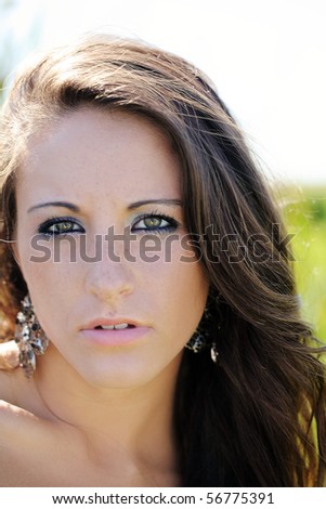 My Charries Pics! Stock-photo-young-caucasian-teen-girl-outdoor-portrait-brown-hair-56775391