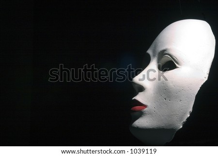 Profile Of Mask Stock Photo 1039119 : Shutterstock