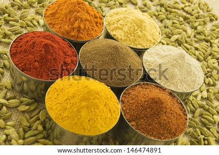 Spice powders and seeds