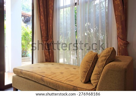 Cosy Sofa by the window in house